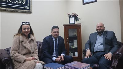 مستشار مفتي الجمهورية يستقبل وفدًا رفيع المستوى من البرلمان الأوربي