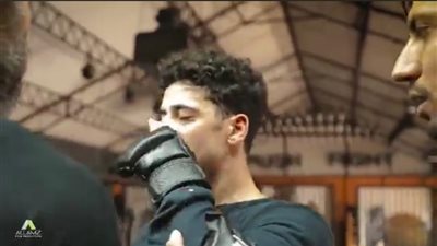 إصابة آدم الشرقاوي في تدريبات فيلم خمس جولات