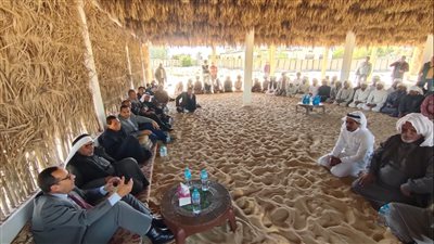 إنشاء محطة لمعالجة مياه الصرف الصحي في قرية الروضة بشمال سيناء