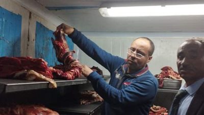 ضبط لحوم فاسدة وسلع غذائية منتهية الصلاحية داخل هايبر ماركت شهير بسوهاج | صور