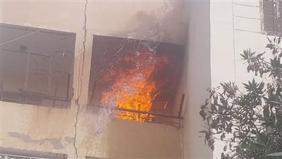 انتداب المعمل الجنائي لفحص أسباب حريق منزل ببنها