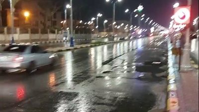 انخفاض درجات الحرارة.. وأمطار غزيرة تضرب محافظة بورسعيد | بث مباشر 