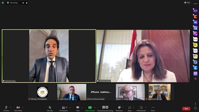 في أول مشاركة مع وزيرة الهجرة.. بسام راضي: أبواب السفارة الإيطالية مفتوحة للجميع