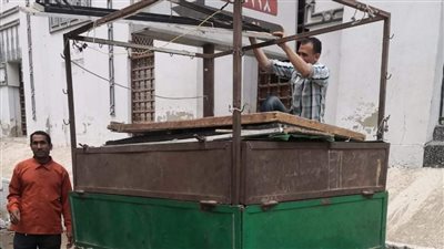 تحرير 15 محضر إشغال طريق خلال حملة مكبرة في المنيا