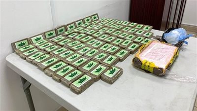 ضبط تاجري مخدرات بحوزتهما 135 طربة حشيش في شمال سيناء