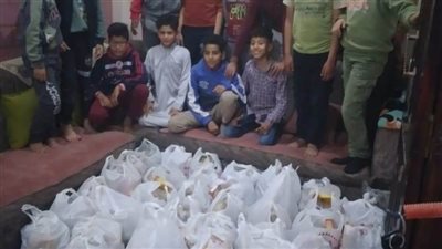 تلاميذ مدرسة ابتدائية يجمعون 15 ألف جنيه لتجهيز شنط رمضان للفقراء ببني سويف|صور