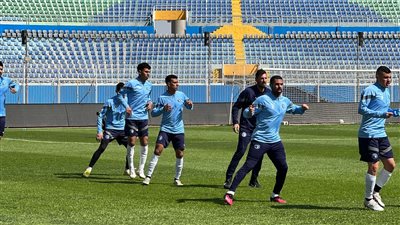بيراميدز يختتم تدريباته قبل السفر إلى المغرب لمواجهة الجيش الملكي