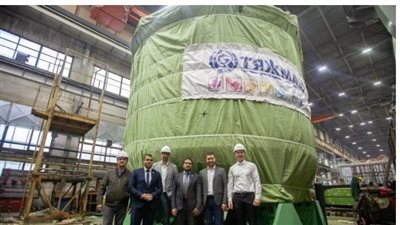 تتجه إلى مصر.. مصنع روسي يكشف الصور الأولى لمكونات مفاعل الضبعة النووي