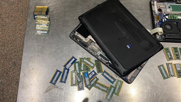 مضبوطات جمارك مطار