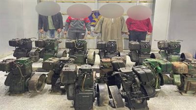 سرقوا ماكينات الري الزراعي.. القبض على 4 لصوص ارتكبوا 14 واقعة بالشرقية