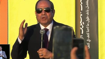 السيسي في احتفالية كتف بكتف: الهدف من المبادرة المساهمة في تخفيف الأزمة