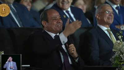 السيسي: حاولوا الشهور اللي فاتت يخوفوا المصريين ويقلقوهم على حياتهم لكن اللي حصل النهاردة رد طبيعي 