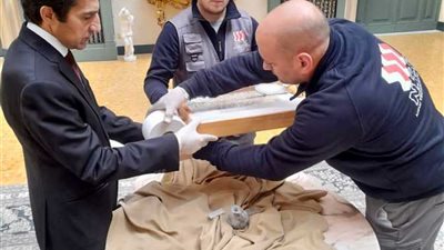 السفير بسام راضي: استرداد 4 قطع أثرية نادرة من متحف تورينو للحضارة المصرية