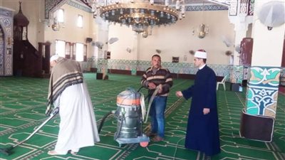 أوقاف شمال سيناء تواصل حملة تنظيف المساجد قبل شهر رمضان