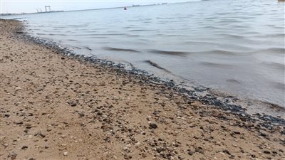 رفع حالة الطوارئ لمواجهة تسرب بقعة زيت من سفينة بخليج السويس