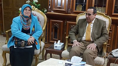 محافظ شمال سيناء يستقبل مدير عام الإدارة المركزية للتعليم المجتمعي بوزارة التربية والتعليم