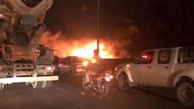 دون إصابات.. السيطرة على حريق في مواسير بلاستيكية بالطريق الصحراوي بالإسكندرية