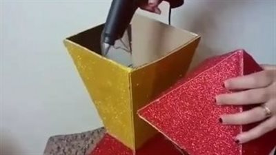 أسهل طريقة عمل فانوس رمضان في المنزل من الكرتون | صور