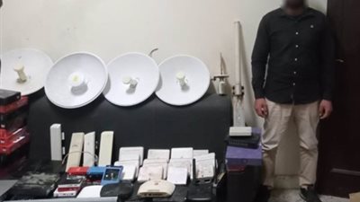 شبكة لكسر الشفرة.. ضبط شخص أنشأ محطة بث تلفزيوني دون تصريح بكفر الشيخ