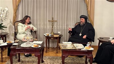 وزيرة الهجرة تزور مقر أبرشية الكنيسة القبطية الأرثوذكسية في لوس أنجلوس وجنوب كاليفورنيا وهاواي