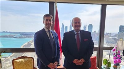 قنصل مصر في شيكاغو يلتقي السكرتير العام الجديد لولاية إلينوي