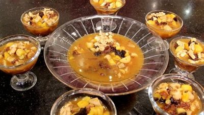 طريقة عمل الخشاف المصري بالماء أو اللبن أو قمر الدين