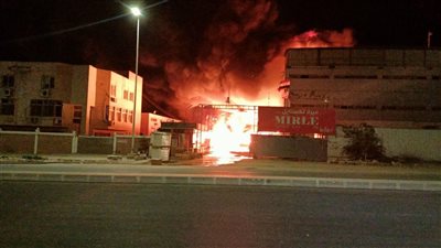 السيطرة على حريق بمصنع مراتب في المنطقة الصناعية بالعبور 