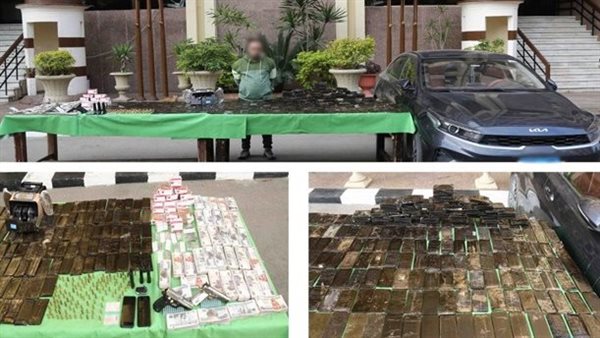 أحد المتهمين والمضبوطات