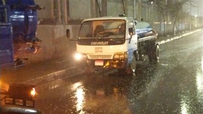 مياه القليوبية: رفع درجة الاستعداد القصوى بالمراكز والمدن والأحياء للتعامل مع تجمعات مياه الأمطار