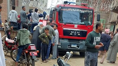 حريق شقة سكنية دون خسائر في الأرواح بالغربية