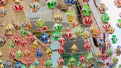 كانزات المياه الغازية.. زينة رمضان صديقة للبيئة في أشهر قرى الدقهلية 