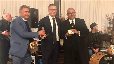 الكونفيدرالية الإيطالية تكرم مساعد وزير التموين بمنتدى اقتصاد دول حوض البحر المتوسط | صور