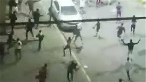 جانب من المشاجرة