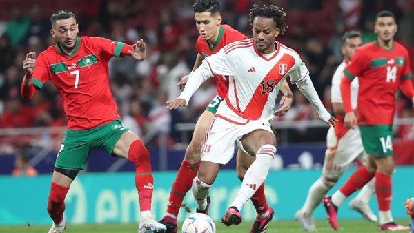 جانب من مباراة المغرب