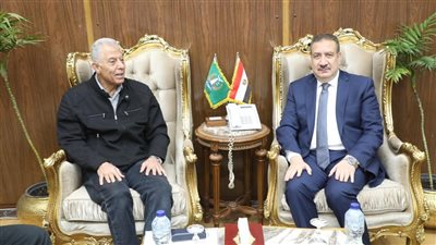 محافظ المنوفية ومستشار رئيس الوزراء يناقشان المشروعات القومية الجاري تنفيذها