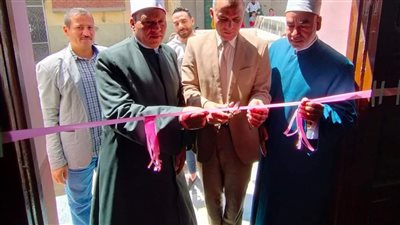 افتتاح مسجدي فجر الإسلام ومالك الملك بقرى دنديل والزيتون ببني سويف 