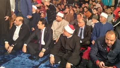 بدء احتفال الأوقاف بذكرى انتصارات العاشر من رمضان بمسجد عمرو بن العاص