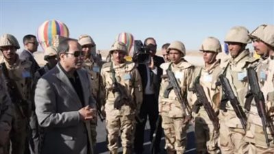 الرئيس السيسي لمقاتلي شرق القناة: كنا بنقول امتى الإرهاب يخلص وخلص بيكم| فيديو 