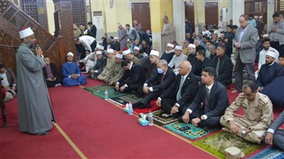 محافظ القليوبية يشهد احتفالية مديرية الأوقاف بذكرى انتصارات العاشر من رمضان بمسجد ناصر في بنها